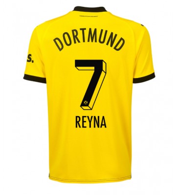 Maillot de foot Borussia Dortmund Giovanni Reyna #7 Domicile 2023-24 Manches Courte